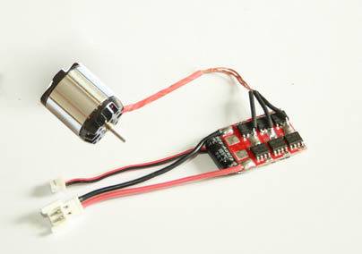 HP08S 16500KV+XP-12A high speed ESC+14T pinion gear installed